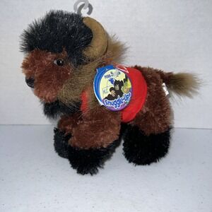 Cabela's PURR-FECTION Max Jr Buffalo Plush MJC SNUGGLE UPS 8" Stuffed Animal